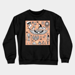 Ancient Egyptian Symbols Crewneck Sweatshirt